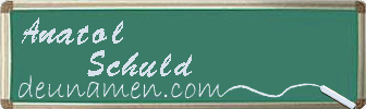 Anatol Schuld Visitenkarte